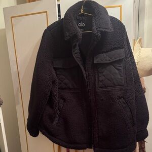 ALO Yoga Black Quilted Puffer Jacket